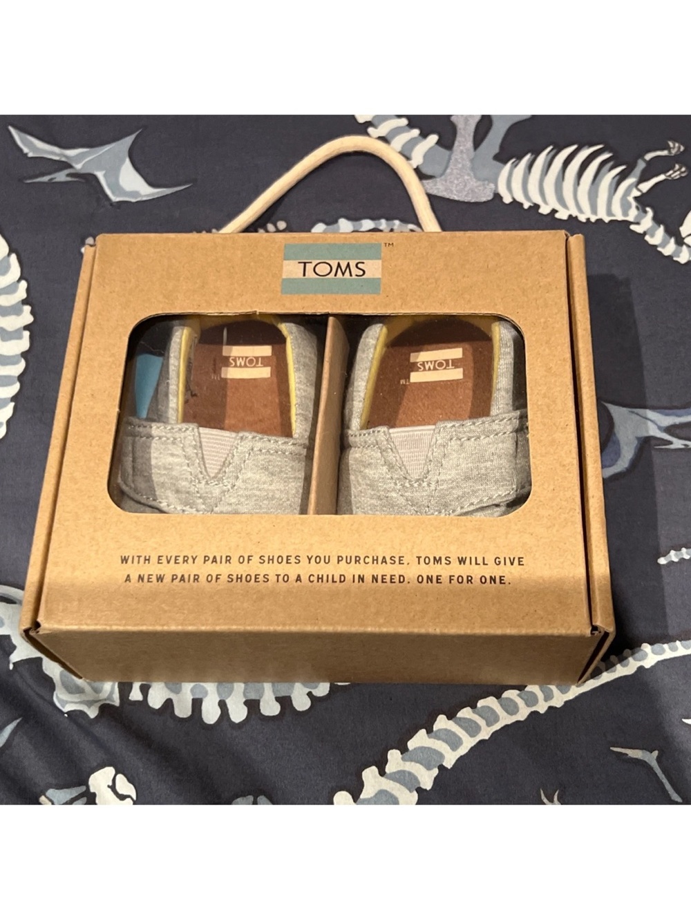 TOMS Men's Slip-On Loafers in Heather Gray